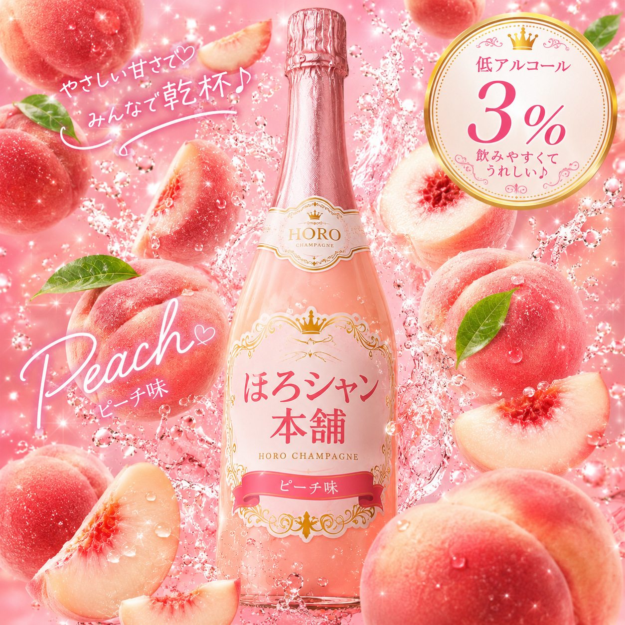 ピーチ味