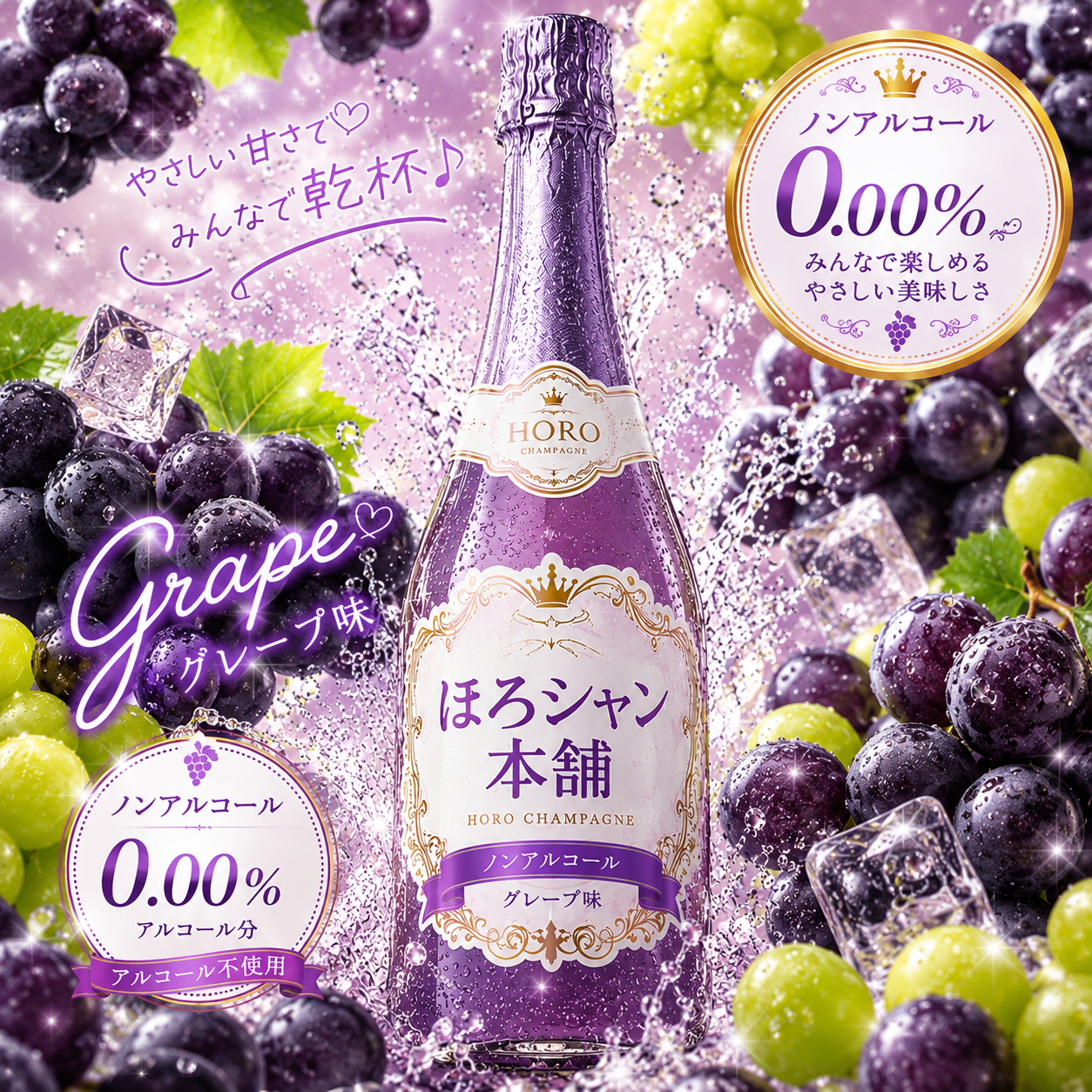 ノンアル グレープ味
